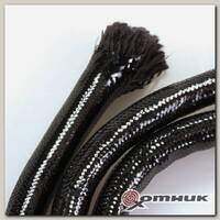 Плетеные трубки Flashabou Tubing Med BLACK HDMB12 Hedron