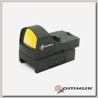 Коллиматорный прицел Micro Combat Red Dot (панорамный, марка-точка, крепление Weaver) открытый FT130 SightecS