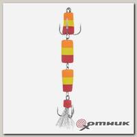 Мандула "Classic" 3Х цв. №19 оранжевый-желтый-красный Premier Fishing