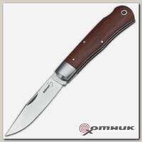 Нож складной рукоять бубинга  BK01BO185 Lockback Bubinga Boker