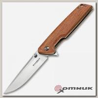 Нож склад., дерев. рук-ть, клинок 440А BK01MB723 Straight Brother Wood Boker