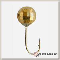 Морм. Вольф."Dixon-Rus" шар с отверстием фигурный d5 золото (10шт) (3050G/ШОГ5) 0012882