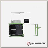 Кухня походная PREMIUM Lime с обвесом (KP-02F) Кедр