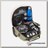 Набор для пикника на 4 персоны с термобутылкой (PR-4-1) Premier Fishing