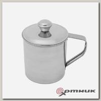Кружка 9см (с крышкой) 555