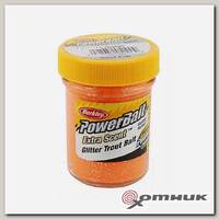 Паста форелевая PowerBait Select Glitter Trout Bait Flue Orange 50 гр Berkley