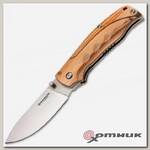 Нож  складной рукоять дерево, сталь 440B   BK01MB700 Pakka Hunter Boker