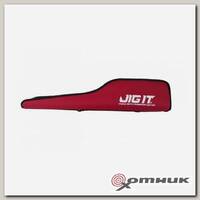 Чехол  полужесткий для зимних удилищ красный 80 см Jig It