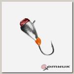 Мормышка Капля с ушком 4мм 0,95гр (MW-6440AP-Sil) Helios