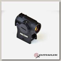 Прицел коллиматорный Holosun MicroELITE, на Weaver, точка 2MOA, подсв12(+NV) GOLD HE403R-GD