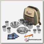 Набор для пикника на 3 персоны Maxi (PR-N3-M-GB) Premier Fishing