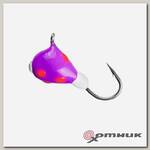 Мормышка вольф Капля с ушком цв. 277P обм камнем фосф Helios