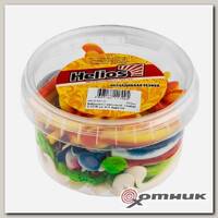 Набор приманок Chebak 3,15"/8 см MIX 5 цветов 100шт. Helios