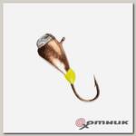 Мормышка Капля с ушком 4мм 0,95гр (MW-6440AP-Cu) Helios