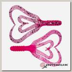 Твистер Credo Four Tail Silver Sparkles & Pink Helios