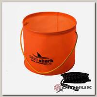 Ведро для замеса прикормки круглое оранж. 24 EastShark