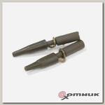 Клипса безопасная Nautilus Distance Lead Clips With Tail Rubber (6шт)