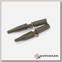 Клипса безопасная Nautilus Distance Lead Clips With Tail Rubber (6шт)