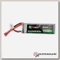 Аккумулятор 11.1V 5200mah БРИКЕТ (135мм Х 44мм Х 30мм) Li-Po 25C Т-разъем