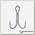 Крючок Normal Double Hook KH-11041-08 Saikyo