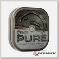 Поводковый материал Pure Fluorocarbom 0.22 мм 5,8lb Guru
