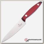 Нож кухонный SMALL AUS-8 SW (Stonewash, рукоять G10)  Kizlyar Supreme