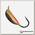 Мормышка вольф Рижский банан с ушком цв. 151 Helios