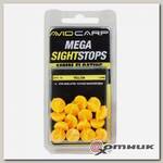 Стопор для бойлов плавающий Sight Stops Mega Floating - Long Yellow 15 шт (AVID CARP)