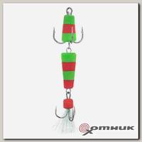 Мандула "Classic" 2ХL цв. №09 зеленый-красный-зеленый  Premier Fishing