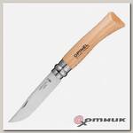 Нож №7 VRI Tradition Inox (нерж.сталь, рукоять бук, длина клинка 8 см) (0006937) OPINEL