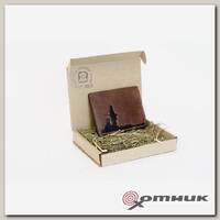 Картхолдер Коричневый Охотник с собакой Пергама