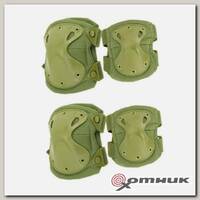 Наколенники + налокотники X-SWAT (Olive) с замком