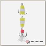 Мандула "Classic" 2Х цв. №15 салатовый-белый-салатовый Premier Fishing