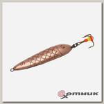 Блесна вертикальная DOLPHIN 60мм 27гр. с тройником (WL-103-3-1-CU-SIL) Helios