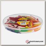 Набор приманок Chubby 3,55"/9 см MIX 5 цветов 100шт. Helios