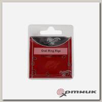 Стальные овал. колечки нержавейка Pelzer Oval Rig Rings (уп. 10 шт) Mosella&Pelzer (38472160)