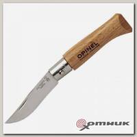 Нож складной №3 VRI Tradition Inox (нерж. сталь, рукоять бук, длина клинка 4 см) (0010712) OPINEL