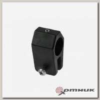 Кронштейн рамы тента 7/8" скользящий, черный пластик (С0006-В)