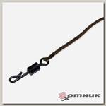 Готовый монтаж Double Looped LEAD CORE Silt 45lbs -90см.+ Quick Change Swivel №8 Nautilus