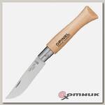 Нож №5 VRI Tradition Inox (нержавеющая сталь, рукоять бук, длина клинка 6 см) 0010729 OPINEL
