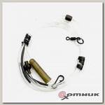Готовый монтаж Dark Matter Leader Heli Clear 40lb Korda