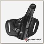 Кобура поясная ЛЮКС под WALTER P99 AS №2 (закрытая с 2 ушами) (5502)