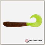 Твистер Long Hybrid 3,55"/9,0 см Rusty Gold & Lime (HS-15-017-N) Helios