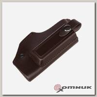 Кобура поясная под ПМ с запасной обоймой коричневая (HS-ПК-4br)  Helios