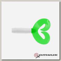 Твистер Credo Double Tail White & Green Helios