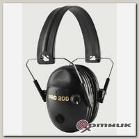 Наушники активные Pro 200 черные стерео, складные
