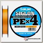 Шнур SIGLON PE?4 150 м (Orange) Sunline