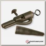 Клипса для грузила CARP LINQ SAFETY LEAD CLIPS W/PIN AND SWIVEL оливковый (6шт) 0016415