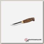 Нож Metsa AH_9607 - с фиксир.клинком, дерев.рук-ть,95мм. клинок W75 Ahti