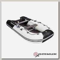Лодка ПВХ Компакт Ривьера 3200 СК черная/светло-серая